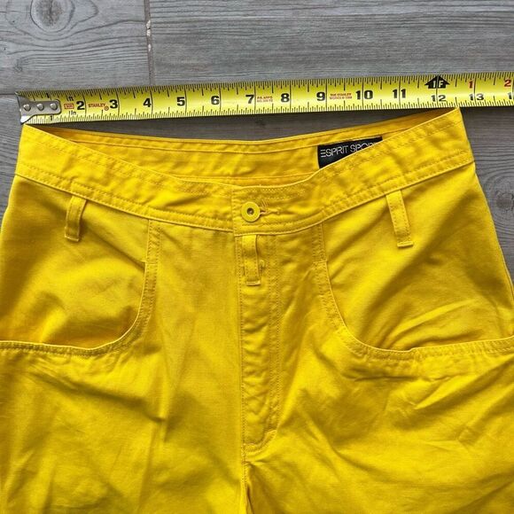 Esprit‎ Sport Womens Yellow Relaxed Fit Mom Jeans Size 9/10 - Picture 3 of 13